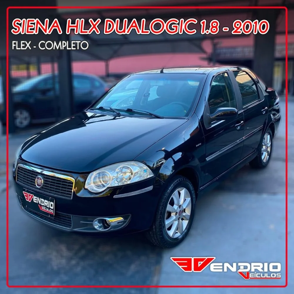 Fiat Siena HLX Dualogic 1.8 mpi Flex 8V 4p