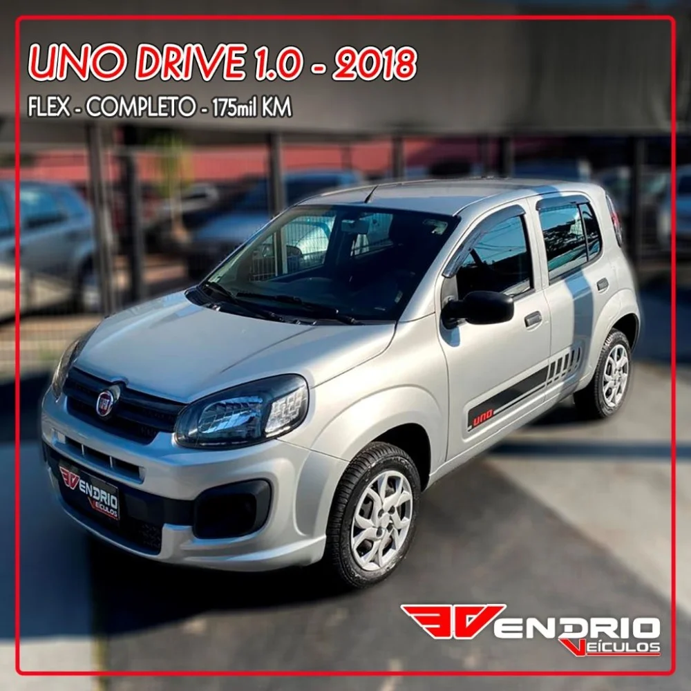 Fiat UNO DRIVE 1.0 Flex 6V 5p